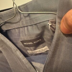 Michael Kors Charcoal Herringbone Jacket